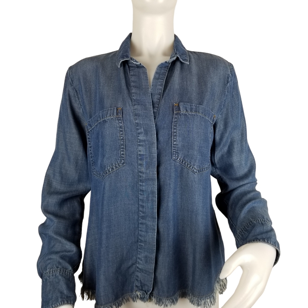 Cloth & Stone Chambray Hi-Low Shirt